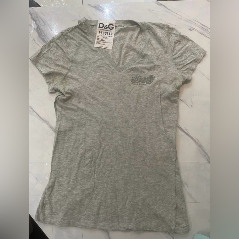D&G light grey t-shirt